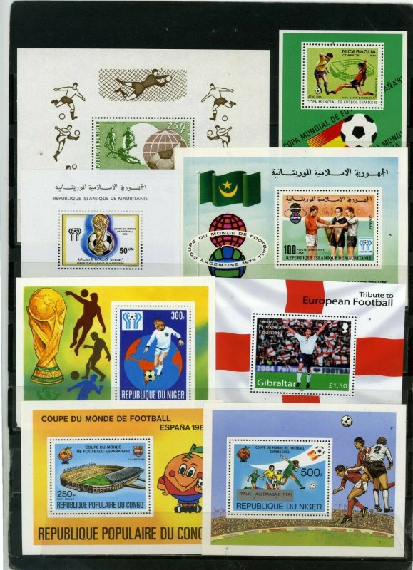 SOCCER WORLD CUP SMALL COLLECTION SET OF 8 S/S MNH