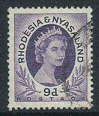 Rhodesia & Nyasaland SG 8 VFU