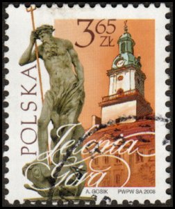 Poland 3902 - Used - 3.65z Neptune Fountain / Jelenia Gora (2008) (cv $2.50)