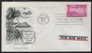 US C46 Diamond Head Artmaster U/A FDC