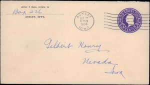 United States, Iowa, United States Postal Stationary