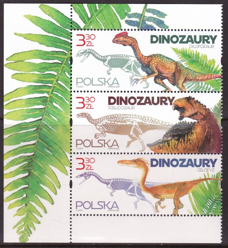 Poland, Fauna, Dinosaurs MNH / 2020