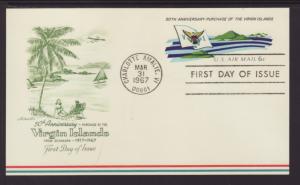 US UXC6 Virgin Islands Artmaster Unaddressed FDC