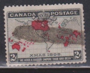 CANADA Scott # 85i Used - Map Of British Empire