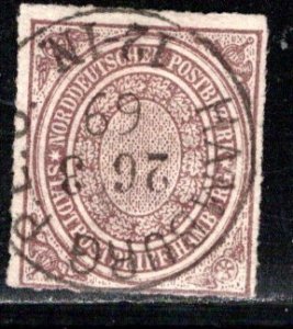 German States North German Confederation Scott # 12c, used