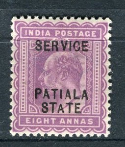 INDIA; PATIALA early 1900s ED VII issue Mint hinged Shade of 1a. value