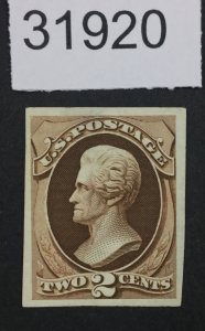 US STAMPS #157p3 PROOF ON INDIA LOT #31920