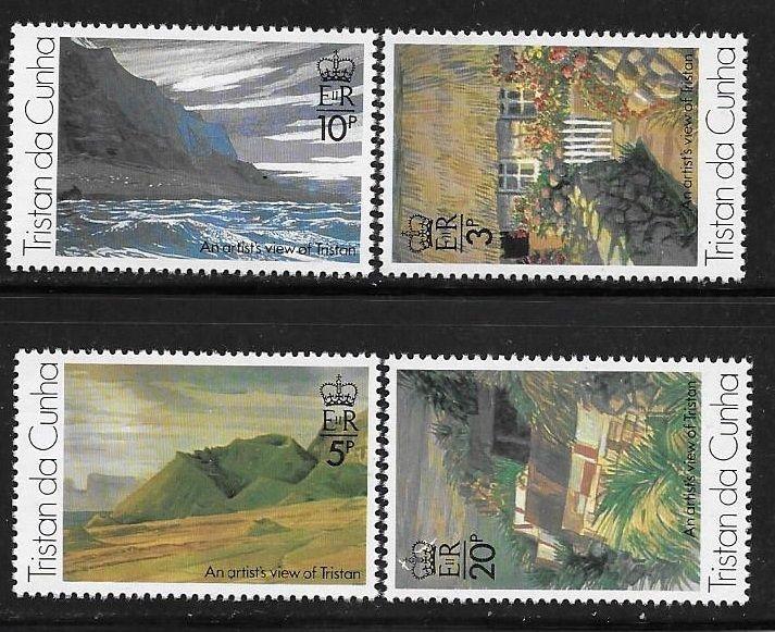 Tristan da Cunha 1976 Roland Svensson paintings MNH A158