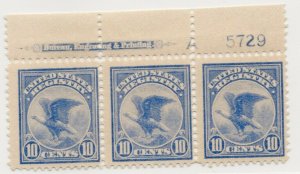 #F1 Top Impt + PL# Strip of 3 F-VF OG NH SCV $480 (JH 3/26/2020)  