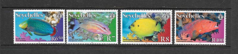 FISH - SEYCHELLES #893-6 (dated 2010)  MNH