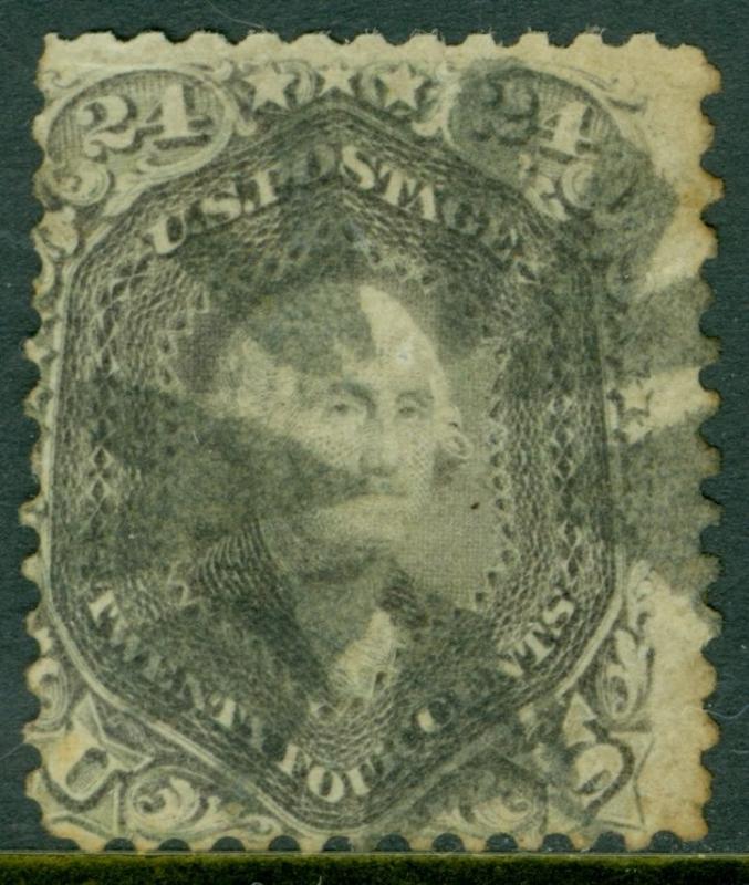 EDW1949SELL : USA 1862 Scott #78 Used. Small faults. PSAG Certificate. Cat $350