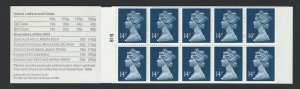 Great Britain Booklet MNH sc BK557 MH87d
