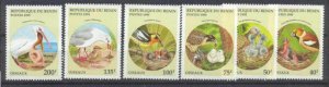 Benin 780-85 MNH Birds SCV3.80