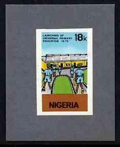 Nigeria 1976 Universal Primary Education - imperf machine...