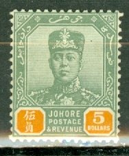 PN: Malaya Johore 72 mint CV $65
