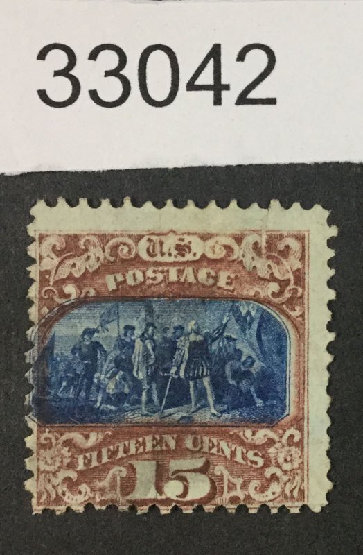 US STAMPS  #119 USED LOT #33042
