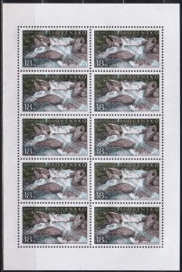 Slovakia 2001 Europa CEPT Water Mi.394 sheet MNH