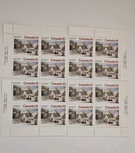 Canada 1974 Christmas #652 Set Of Plate Blocks MNH