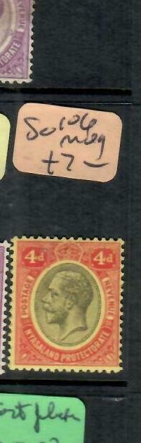 NYASALAND  (PP0406B)  KGV  4 D   SG 106      MOG