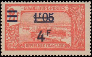 Guadeloupe #164-167, Complete Set(4), 1944, Hinged