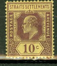 Straits Settlements 116 mint CV $15
