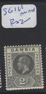 GAMBIA (P0106B)   KGV  2D   SG 111   MNH