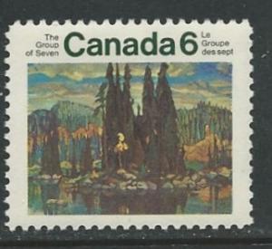 Canada # 518  Group of Seven; art (1) VLH Unused 