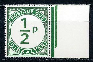 Gibraltar #J4 Single MNH