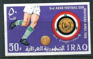 Iraq 1966 Football (Soccer) cup Imperf Souvenir Sheet  MNH 9050