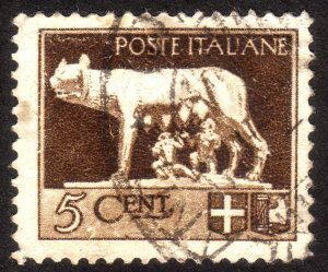 1929, Italy 5c, Used, Sc 213