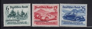 Germany Scott # B141 - B143 set VF OG mint lightly hinged scv $ 57 ! see pic !