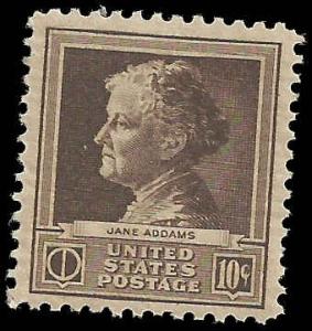 # 878 MINT NEVER HINGED JANE ADDAMS SCIENTIST