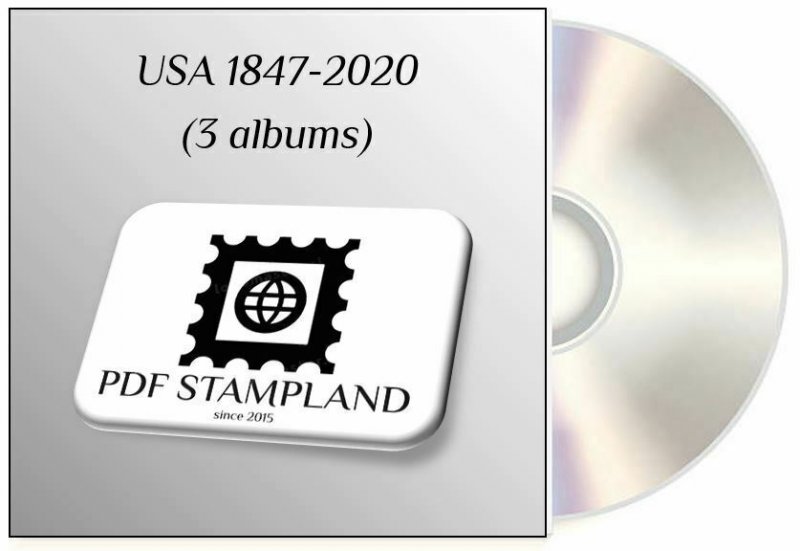 United States of America USA 1847-2020 (3 albums) PDF STAMP ALBUM PAGES