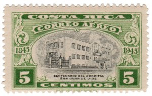 COSTA RICA 1946. SCOTT # C128 . UNUSED.