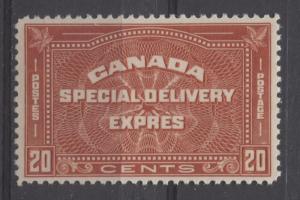 Canada #E5 20c Brownish Vermilion 1932-35 Medallion Issue Cream Gum VF-84 NH