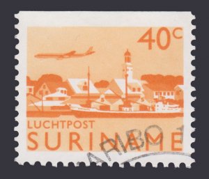 SURINAME 1976 - 78 STAMP. SCOTT # C81. USED