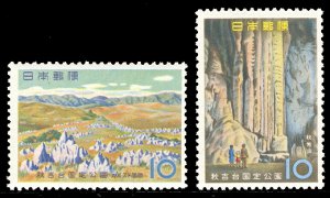 Japan 1959 Scott #664-665 Mint Never Hinged