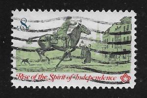 SC# 1478 - (8c) - American Bicentennial, postrider, used