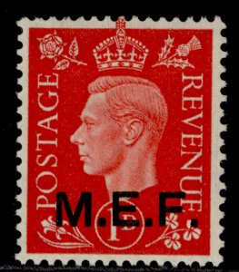 BRITISH OC OF ITALIAN COLONIES GVI SG M1, 1d scarlet, M MINT.