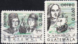 Guaatemala #C842-843 Used Set