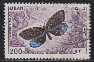 Lebanon C434 Erasmia Sanguiflua 1965