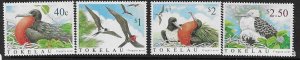 TOKELAU ISLANDS SG362/5 2004 LESSER FRIGATE BIRD MNH