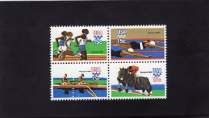 1791-1794 Olympics, MNH blk/4