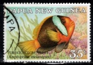 Papua New Guinea - #661 Fish -  Used