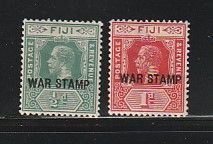 Fiji MR1-MR2 Set MH Overprints