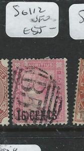 MAURITIUS   (PP2107B) QV 16C SURCH SG 112  VFU