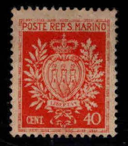 San Marino Scott 244 MH* Coat of Arms stamp