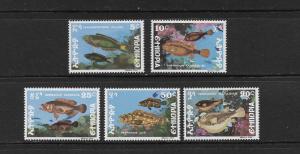 FISH - ETHIOPIA #864-68  MNH