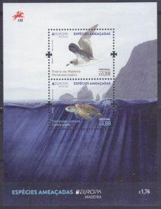 2021 Portugal Madeira 408-409/B75 Europa Cept / Marine fauna