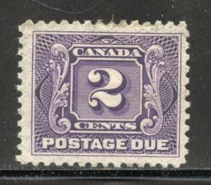 Canada Scott J2 Unused HOG - 1906 2c Postage Due - SCV $25.00